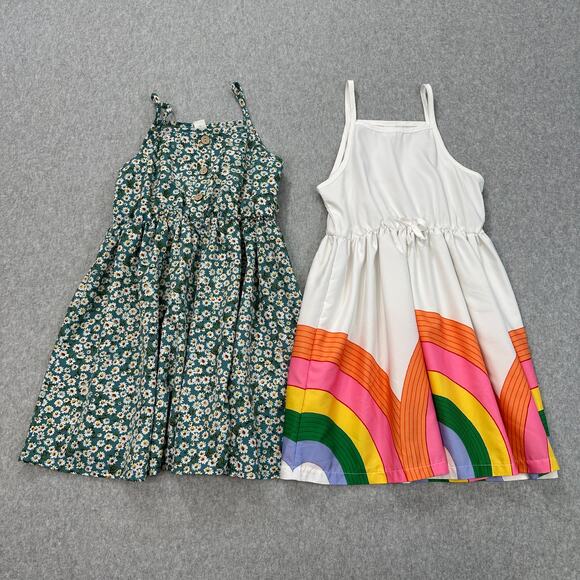Shein Dress Bundle of 4 Girl SZ 7Y Colorful Sundress Sleeveless Stretch Pullover - Picture 9 of 14